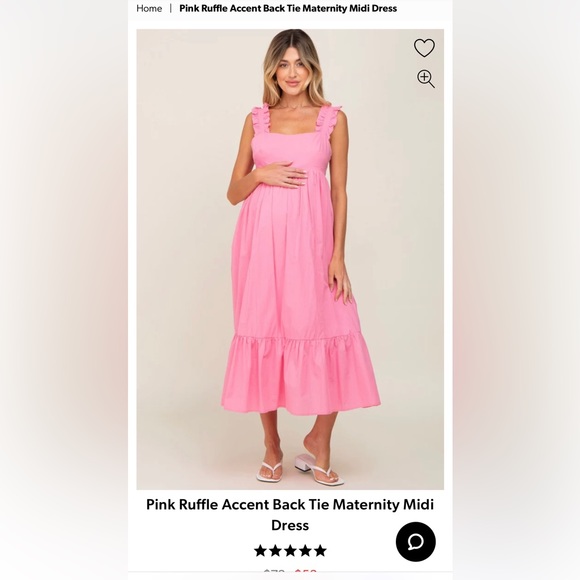 NWOT size M Pinkblush maternity dress - Picture 8 of 8